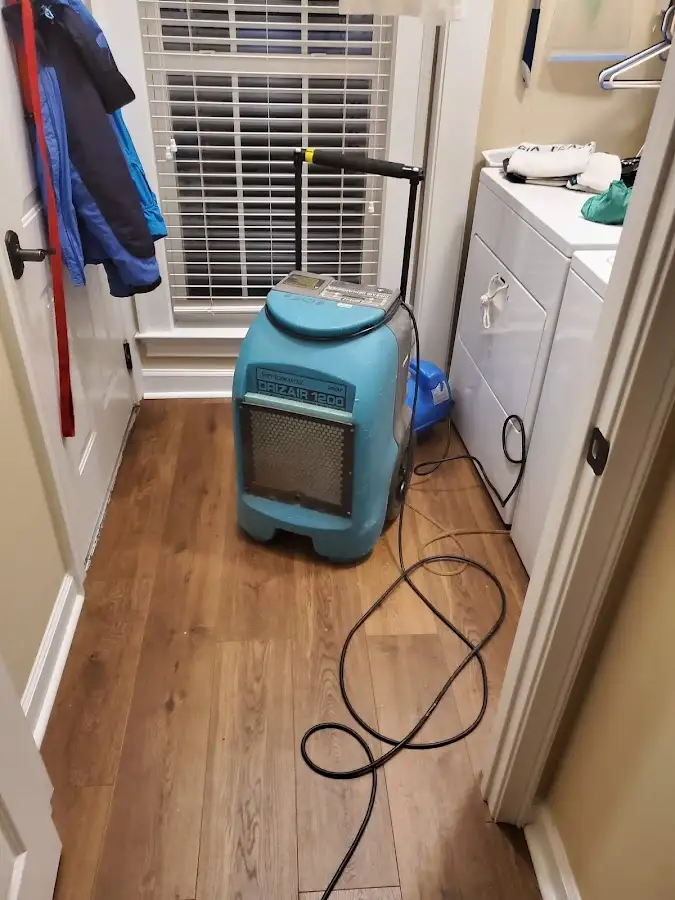 Commercial dehumidifier deployed for Flood Damage Cleanup in Fort Mohave